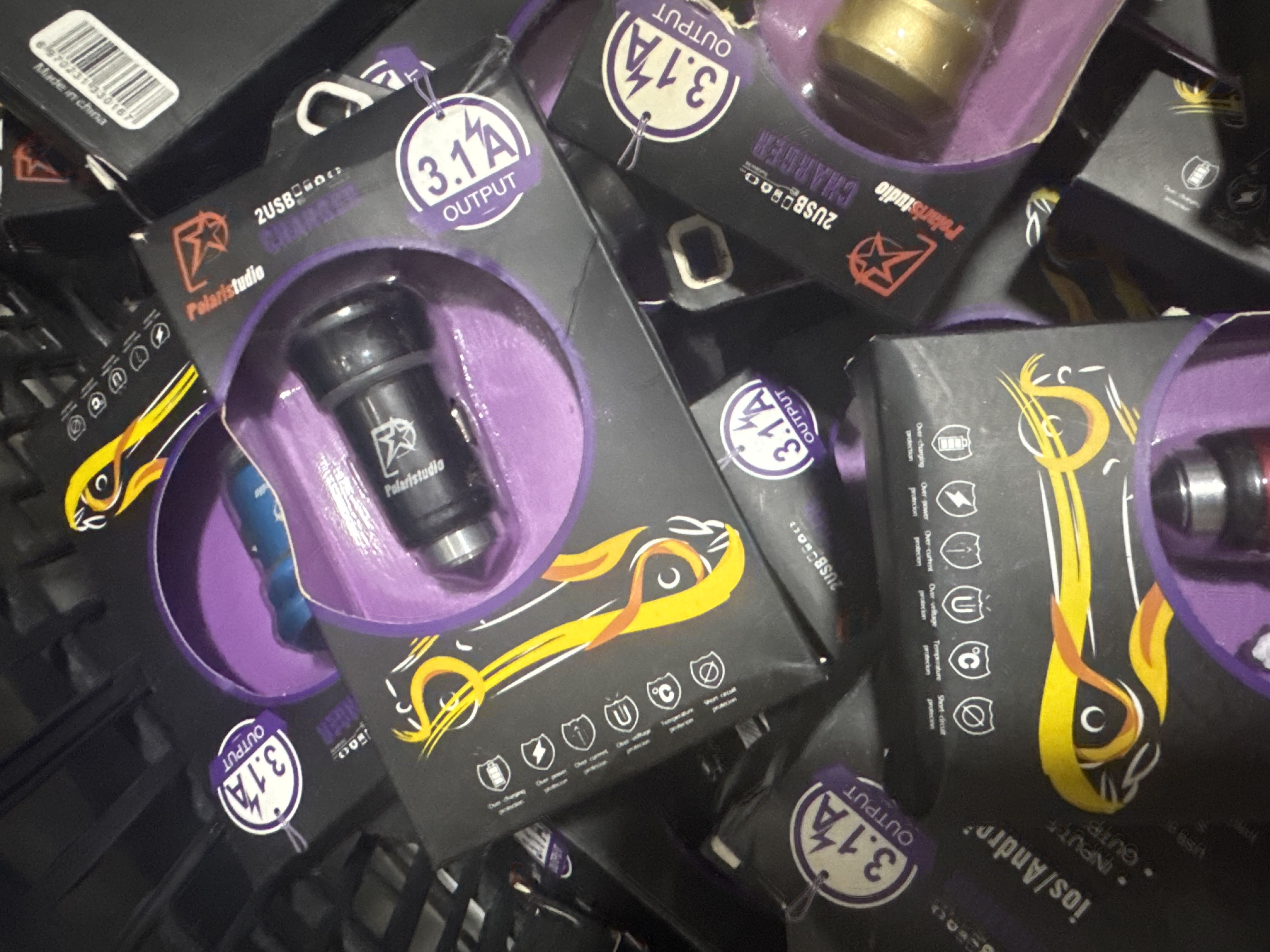 Cargadores de auto dual