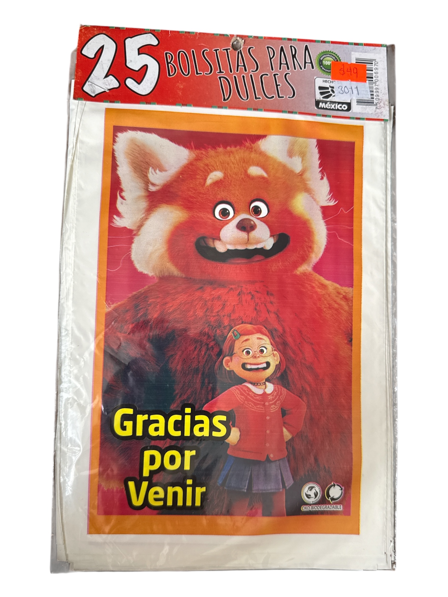 Bolsas para dulces Turning red